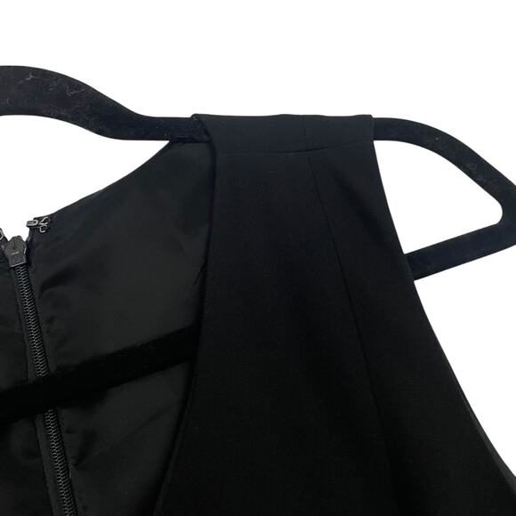 Talbots Petites Black A-Line V-Neck Dress - Picture 2 of 6